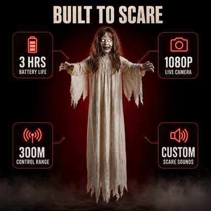 GhostGlide™ Flying Scare Ghost